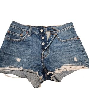 Levi's Denim Short Distressed Size 27